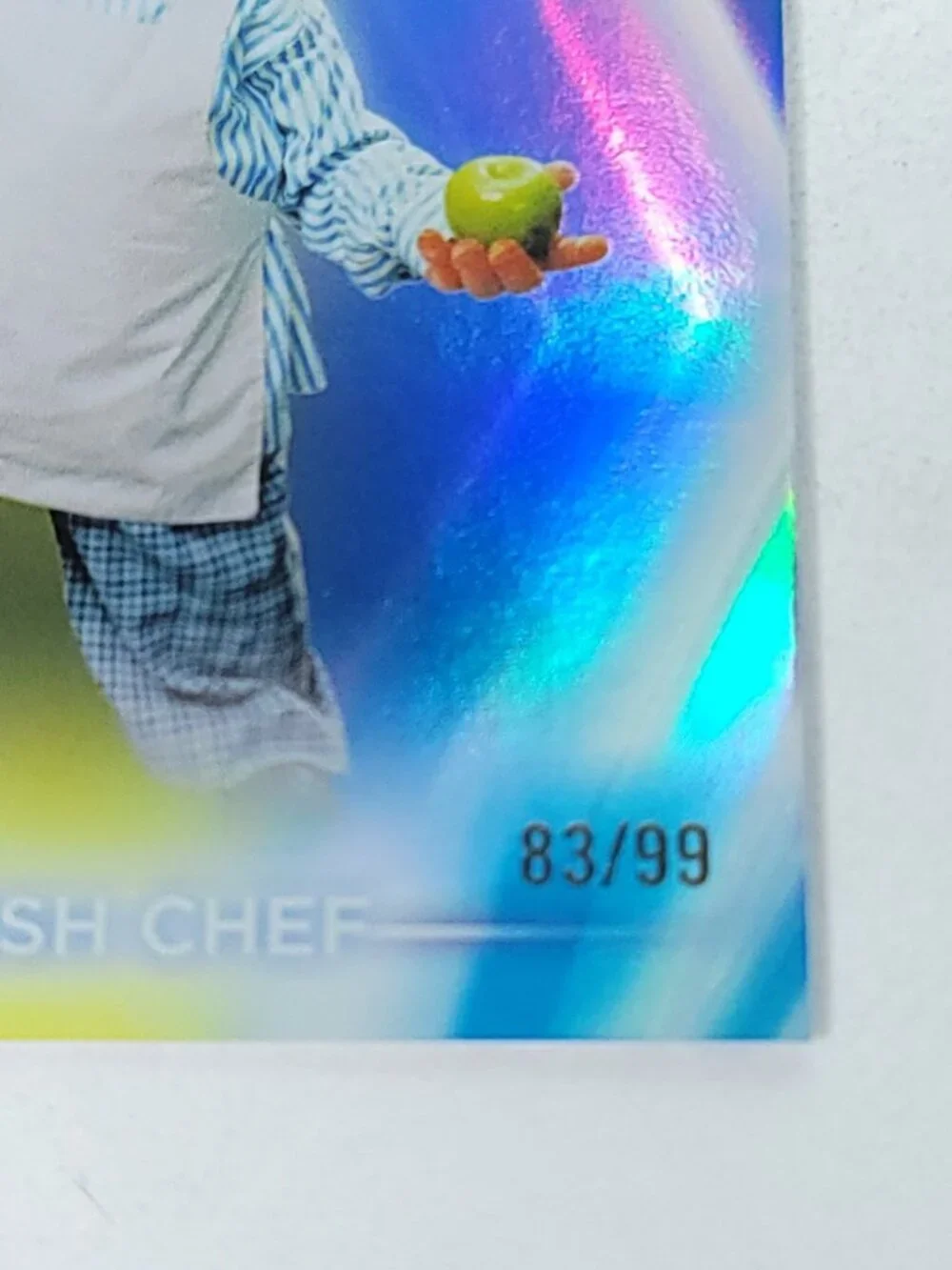 Swedish Chef  Topps 2026 Disney Neon Holo Parallel Refractor Limited 83/99 - Picture 3 of 4